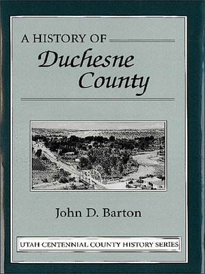 cover image of A History of Duchesne County
